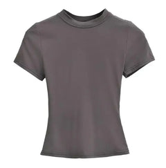 Gray t-shirt on a white background