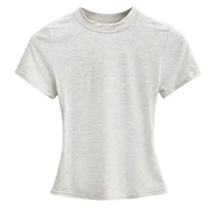 White t-shirt on a white background