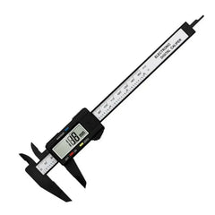 Electronic digital caliper on a white background