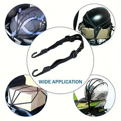 Straps with various uses on a white background