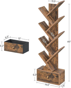 Wooden decorative item with dimensions on a white background